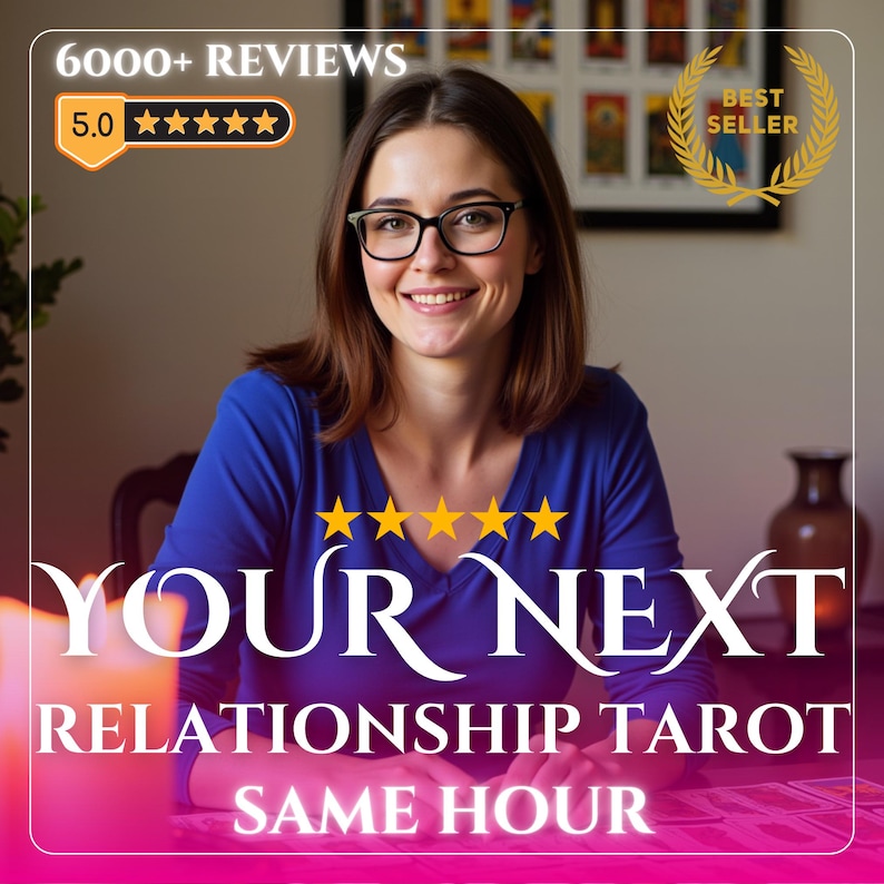 Your Next Relationship Tarot Reading, Tarot Cards Reading, Same Day Tarot Reading, Honest Psychic Reading, Love Reading, Relationship Tarot image 1