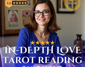 In-Depth Love Tarot Reading, Tarot Cards Reading, Same Day Tarot Reading, Honest Psychic Reading, Love Reading, Love Tarot Reading