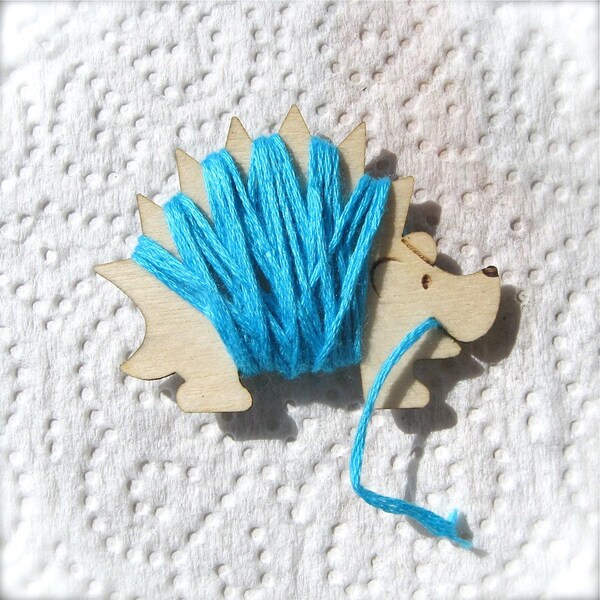 Henry the Hedgehog Embroidery Floss Holder