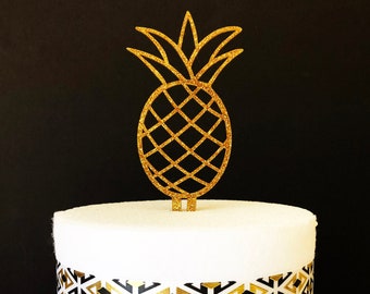 Pineapple Cake Topper, wedding cake topper, pineapple, bridal shower, baby shower, Birthday cake topper