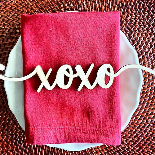 Love Place Cards Valentine's Day Place Cards Love Wood Etsy