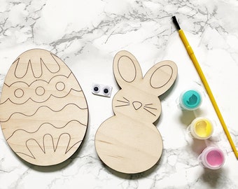 Easter ready to paint kit, Easter ready to paint kit, kid craft kit, kid ready to paint kit, Easter craft, Easter craft kit