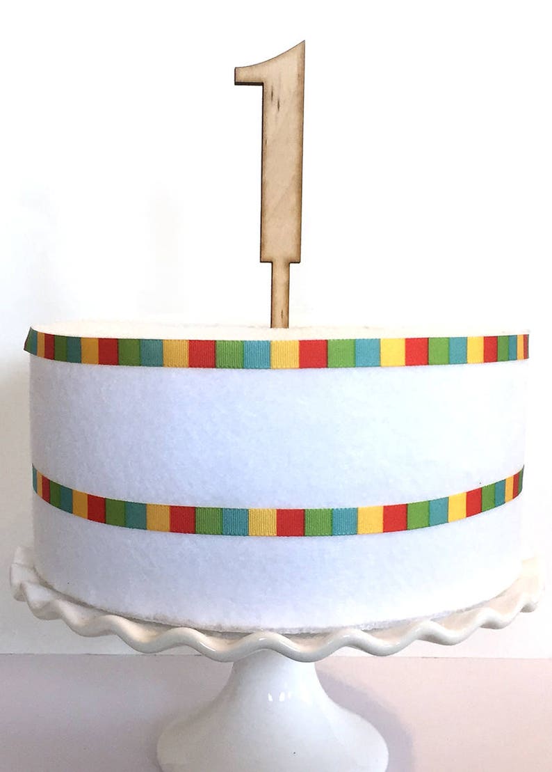 Wood Number Cake Topper Birthday Cake Topper Anniversary Etsy