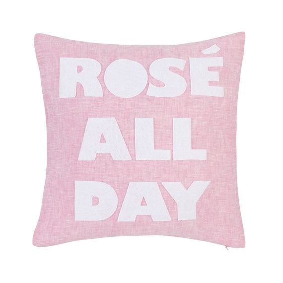 rose all day pillow