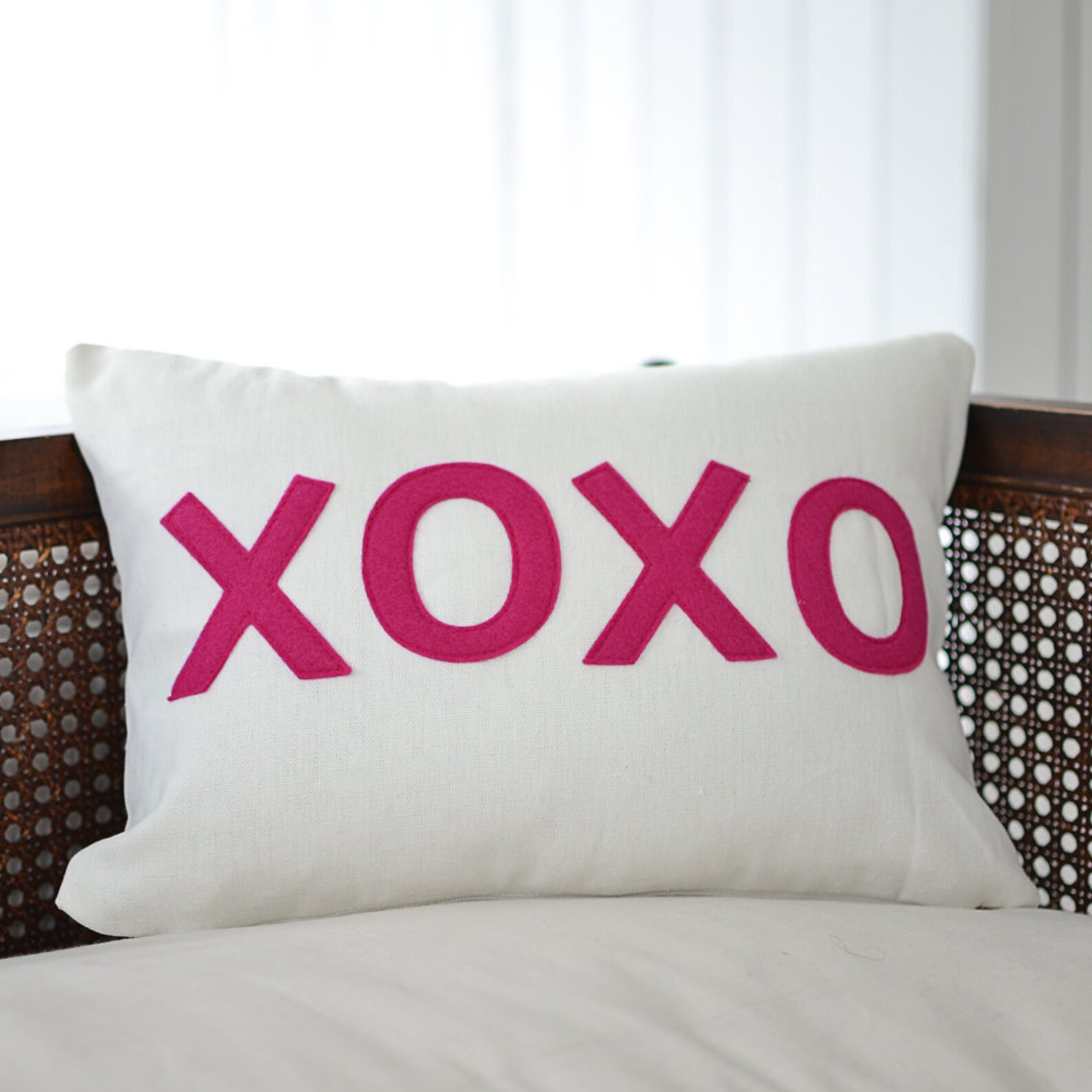 Decorative Pillow Throw Pillow xoxo Pillow Etsy