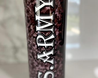 20 oz US Army Stainless Steel, Insulated Cup, Sublimation Cup, Double wall insulated