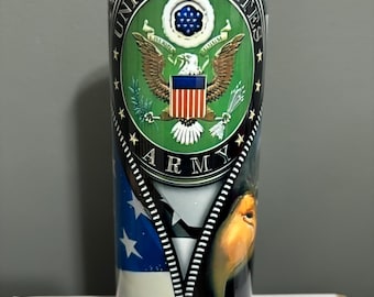 20 oz United States Army, Stainless Steel, Insulated Cup, Sublimation Cup, Double wall insulated