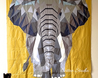 The Elephant Abstractions Quilt Kit