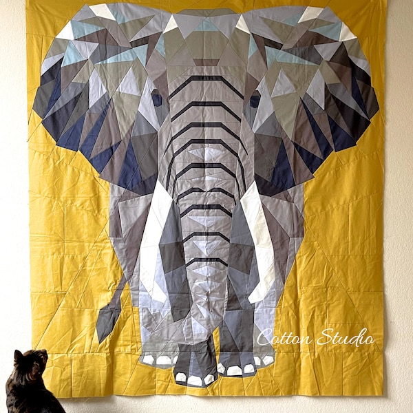 Elephant Quilt Pattern - Etsy