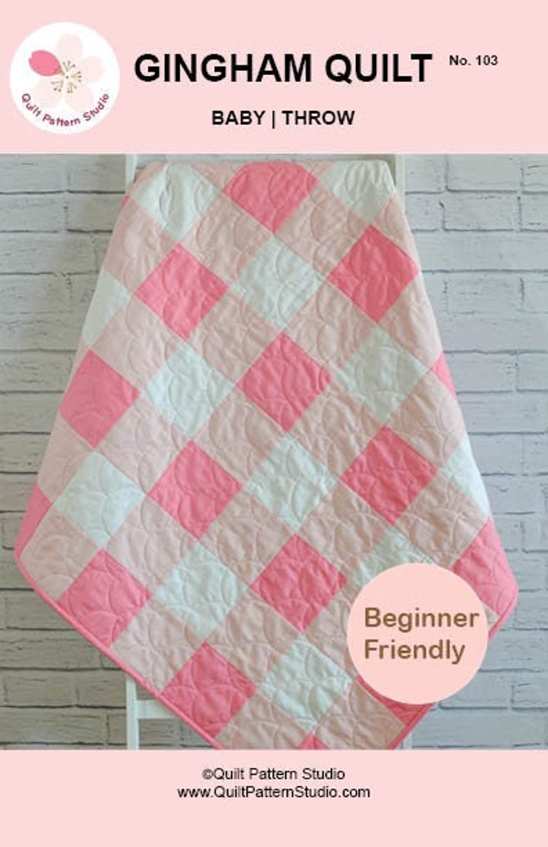 Gingham Quilt PDF Pattern - Etsy