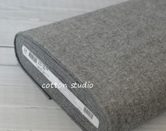 Robert Kaufman Fabric Essex Yarn Dyed Black by the Half Yard