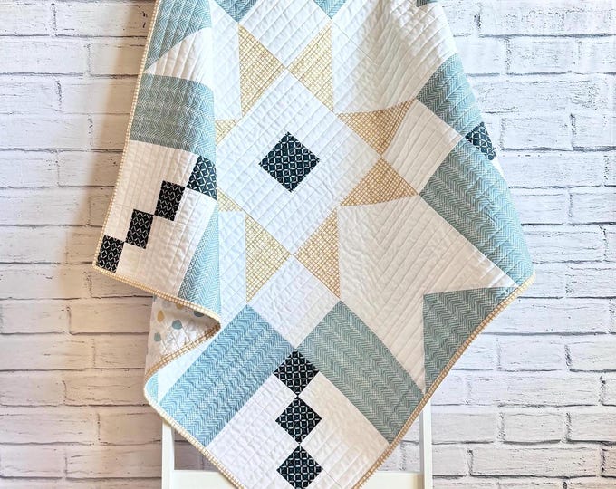Super Star Baby Boy Quilt Kit 36x 36 - Sweet Little Friends