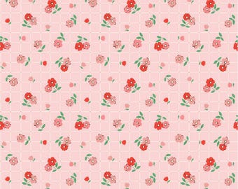 Poppie Cotton Fabric Farmhouse Fancy Tea Towl Pink