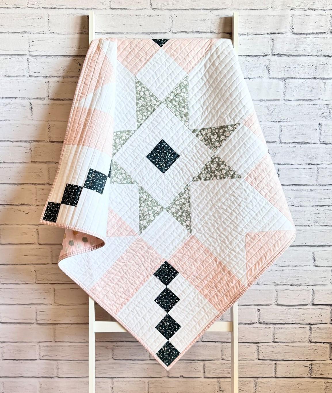 Super Star Quilt Paper Pattern Baby Lap Throw - Etsy