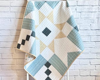 Super Star Quilt PDF Pattern Baby Lap Throw