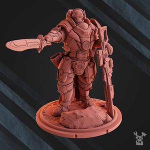 3D Printed Shays Infernosword by DakkaDakka Miniatures