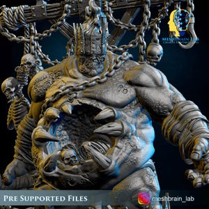 3D Printed Plague Executioner by Meshbrain Labs Miniatures