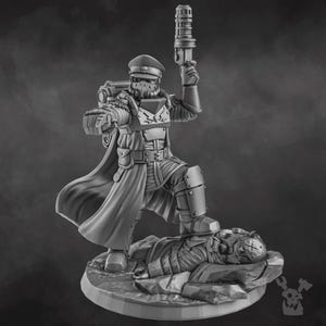3D Printed Dawnguard Commissar by DakkaDakka Miniatures