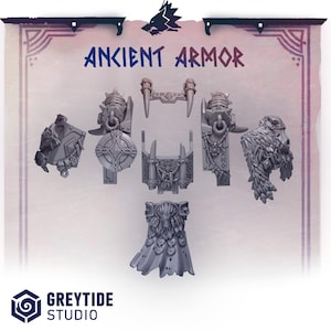3D Printed Pack Hunter Ancient Armor Upgrade Kit by Greytide Studio