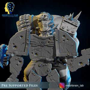3D Printed Ork Commando Stealth Master 2 by Meshbrain Labs Miniatures