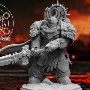 3D Printed Templar Aegis Captain by Atlan Forge