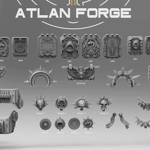 3D Printed Wai Toa Shark Knights Vehicle Ornaments by Atlan Forge