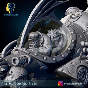 3D Printed Evil Machine Race Ork Car by Meshbrain Labs