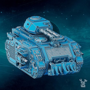 3D Printed Scylla Legion APC by DakkaDakka Miniatures