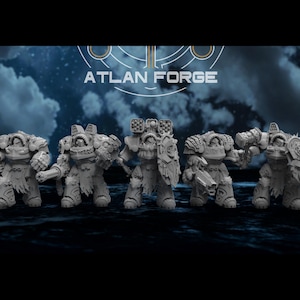 3D Printed Shark Knight Giant Reinforcements by Atlan Forge