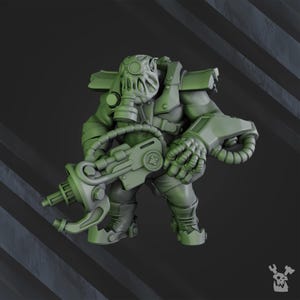 3d Printed Ork Burnerz by DakkaDakka Miniatures