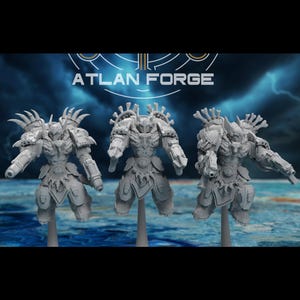 3D Printed Asgardian Storm Aegis x3 by Atlan Forge