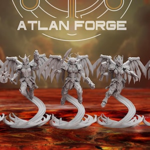 3D Printed Hades Persephonae x5 by Atlan Forge Miniatures