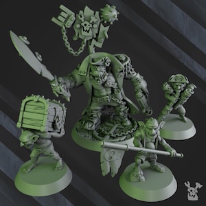 3D Printed Captain BladeBeard by DakkaDakka Miniatures