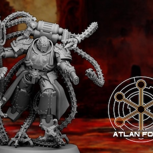 3D Printed Master Smith of Hades by Atlan Forge Miniatures