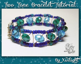 Two Tone Wire Wrap Bracelet Tutorial