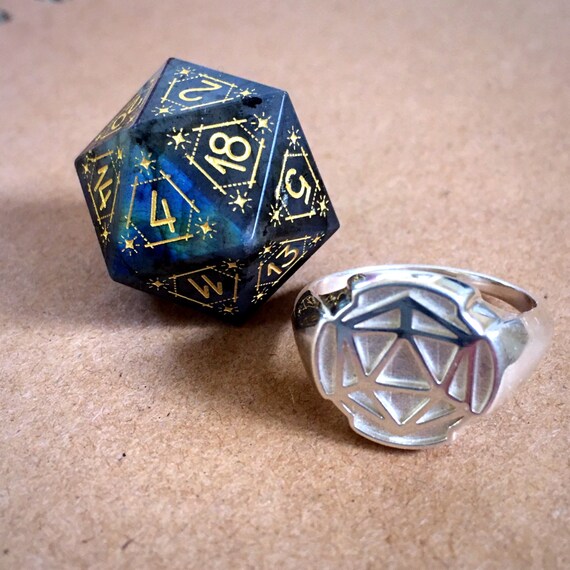 Main Website - 20-sided (d20) Ring - CritSuccess