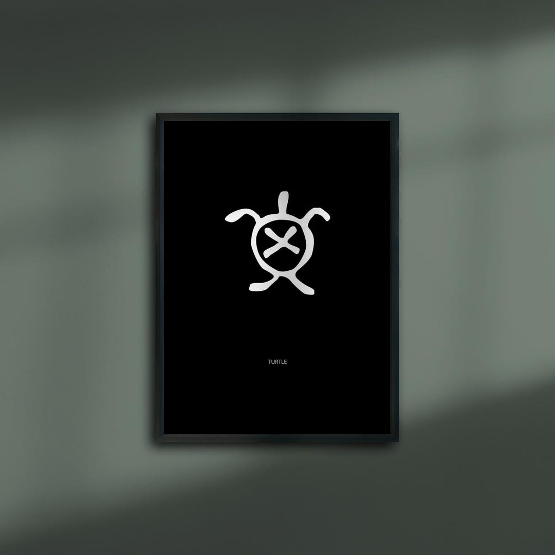 Poster Lokono Arawak Symbols - Guardian of the Waters - Etsy