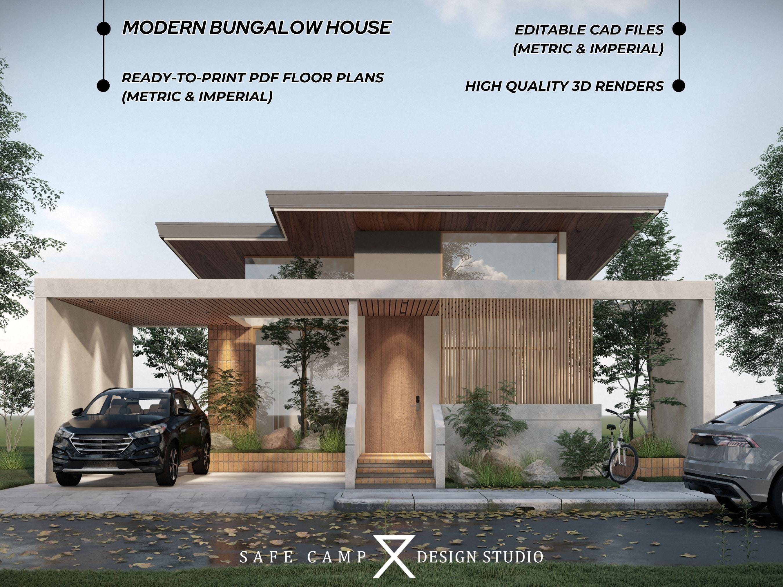 Modern house floor plans - Etsy België, image size:2700x2025