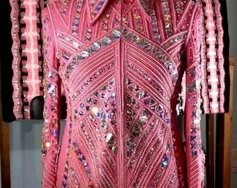 Custom Pink Show Jacket and show Pad – Elegant
