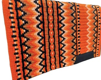 Orange western show pad