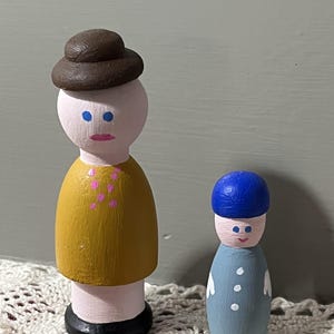 Hand Painted Wooden Dolls
