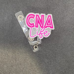 CNA Life Badge Reel: Flat Back Resin