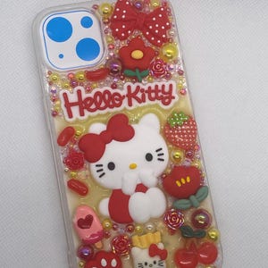 Red Cute Kitty Iphone 13/14 phone case