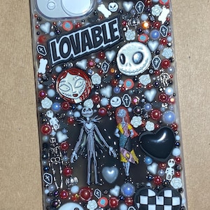 Jack and Sally IPhone 15 plus phone case