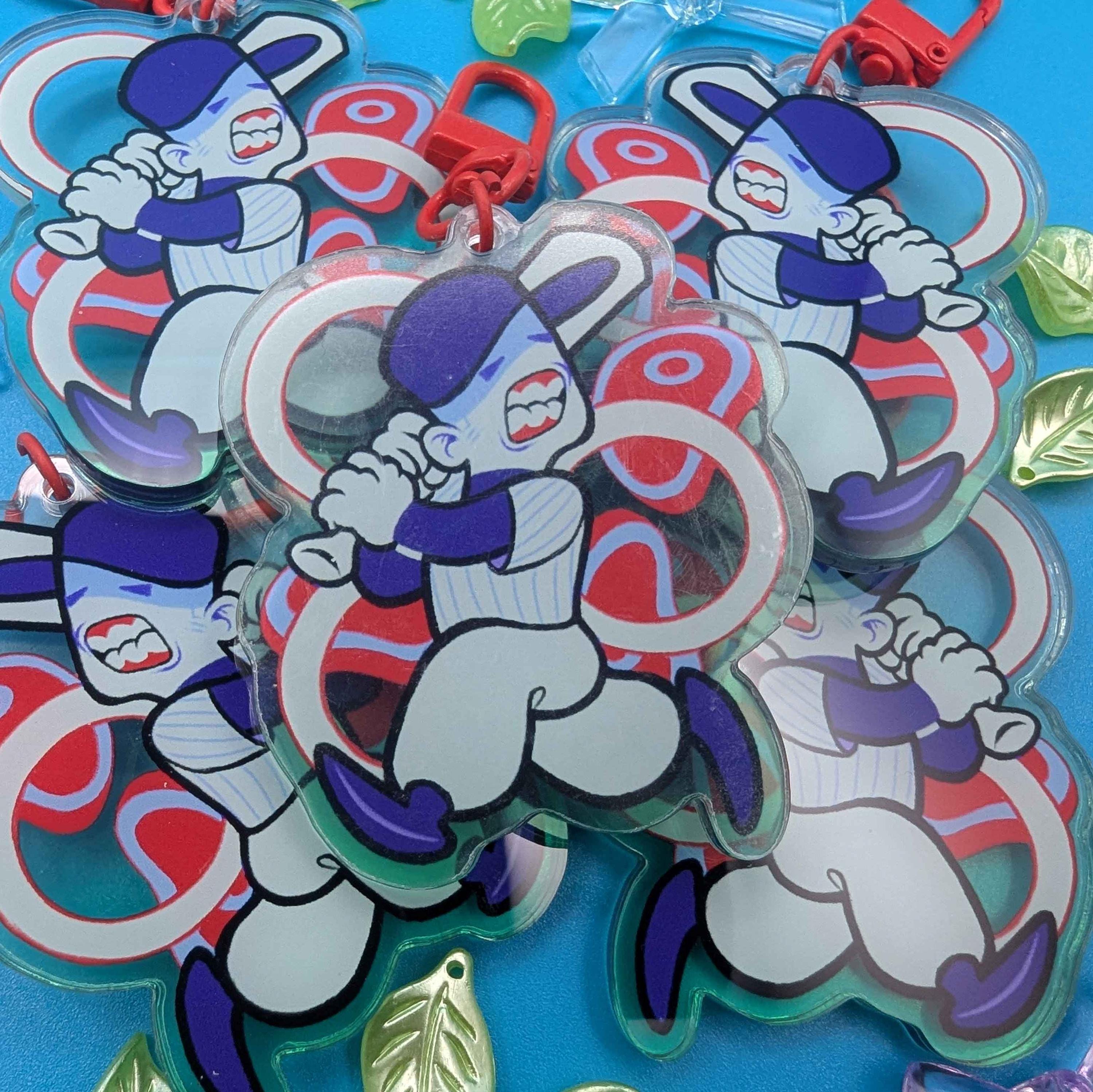 ONEPACT オソンミン トレカ アクキー 缶バッジ ファンコン OFF - the Batter | Acrylic Keychain - 60mm | Rpgmaker Game Charm