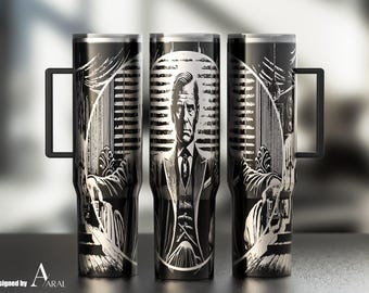 40oz Tumbler Wrap SVG: Family Boss Laser Engraving Design (Digital Download)