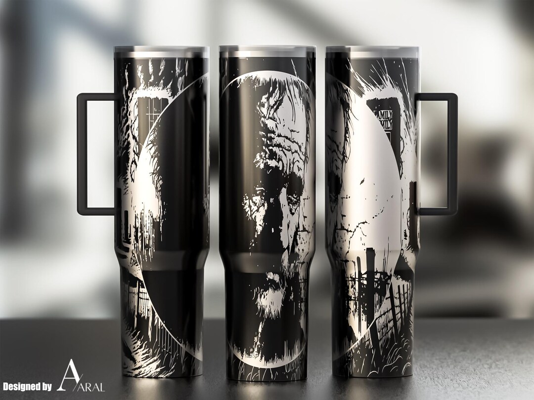 Gritty Cowboy Tumbler Wrap SVG: Laser Engraving File for 40oz Tumblers ...