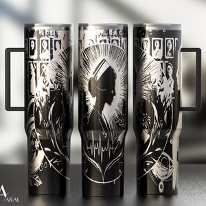 Envoltura para vaso de 40 oz con diseño de homenaje a enfermeras, archivo de grabado láser, diseño de envoltura completa de héroe médico, descarga digital, envoltura para vaso SVG