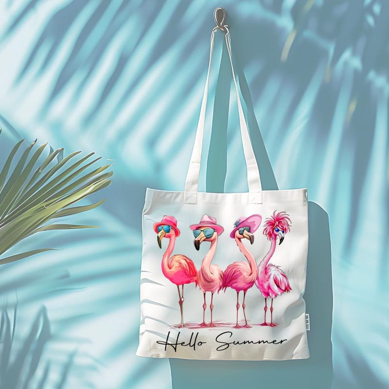 Summer Flamingo PNG: Beach Vibes Graphic (Digital Download) image 6