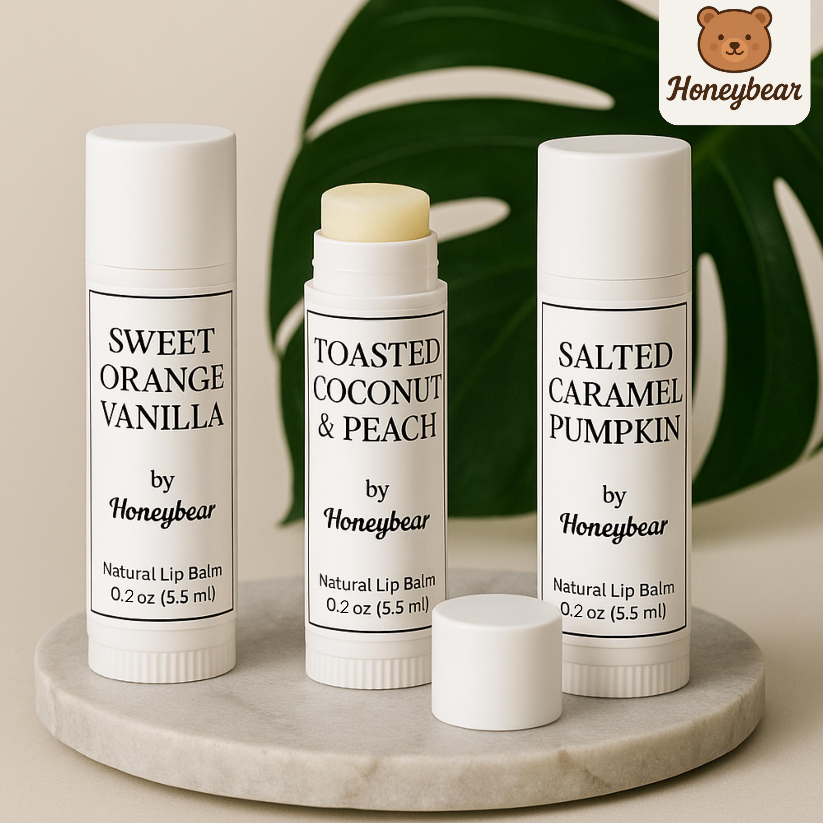 Natural Lip Balm Cocoa Butter, Shea, Coconut, Beeswax, Chapstick, Gift For Mom, Friends, Besties, Hen Party Bag Filler, Birthday, Christmas